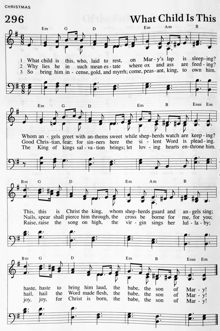 Hymn 296 - What Child Is This