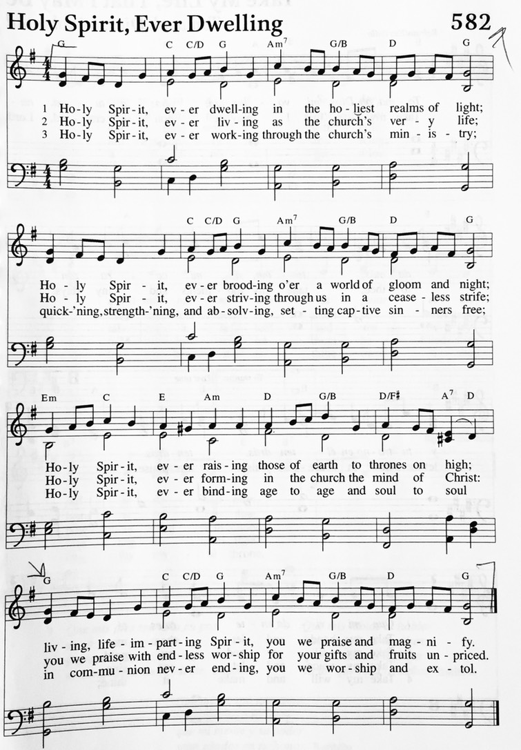 Hymn-582-Holy Spirit Ever Dwelling