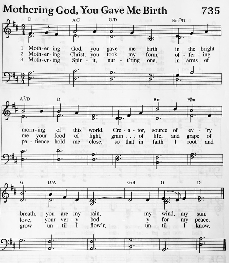 Hymn 735 Mothering God, You Gave Me Birth St. Paul’s Evangelical