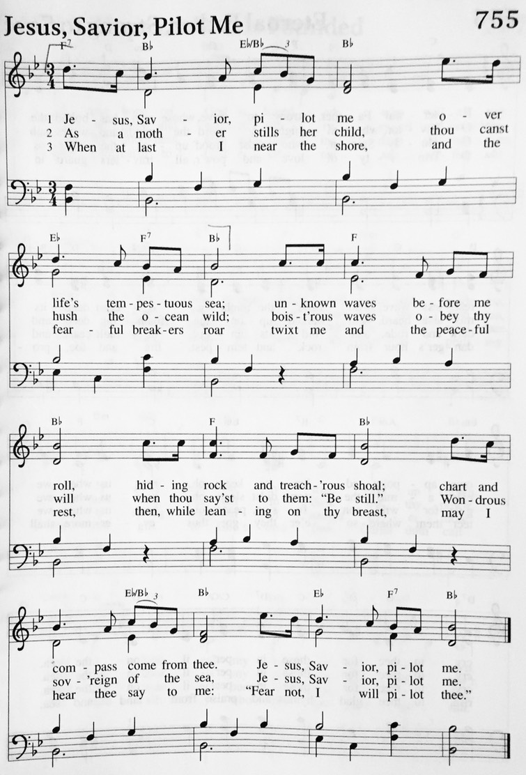 Hymn 755 - Jesus, Savior, Pilot Me