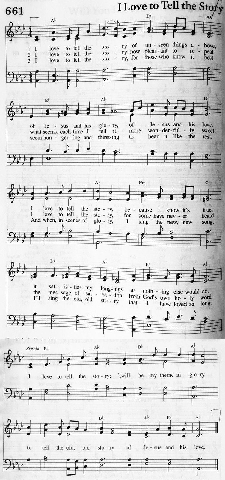 Hymn 661 - I Love to Tell the Story